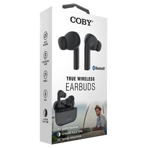 Audifonos Coby Inalambrico Negro Bluetooth 5.0 Para Ios Y Android