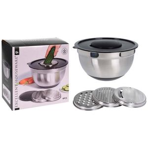 Bowl Excellhouse Plateado 2000 Ml Acero Inoxidable A12405340