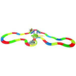 Pista Flexible 350Pzs C/Puente Y Autos Animal 430055