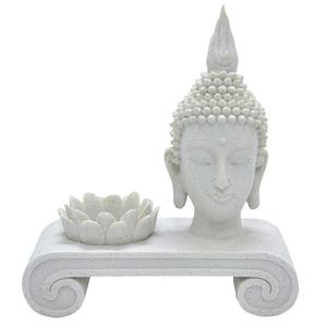 Candelabro Expressions 8X22X20Cm Blanco Ceramica 76117