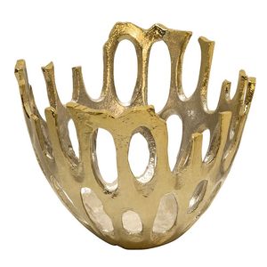 Centro De Mesa Expressions 25X20X25Cm Champagne Ceramica 15653