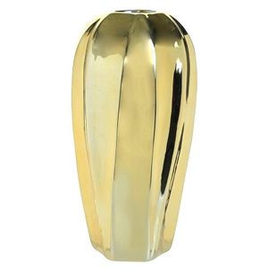 Florero Concepts 35X18X18Cm Dorado Ceramica 445-827728