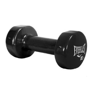 Mancuerna Everlast Negro 10 Lb Vinilo Mancuerna Revvinyl E