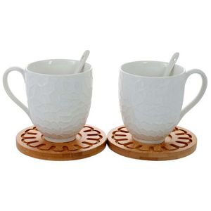 Set De Caf° Concepts 6Pz 300Ml Con Cuchara En Porcelana 086-346647