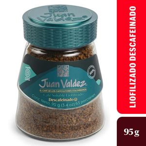 Cafe Descafeinado Juan Valdez Soluble Liofilizado 95 Gr 1612