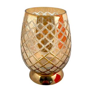 Portavela Concepts 4X6X4Cm Dorado Ceramica 428-3700064