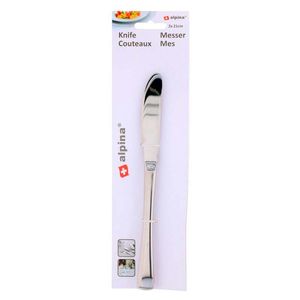 Cuchillos Alpina Plateado 2 Pz Acero Inoxidable 871125222451