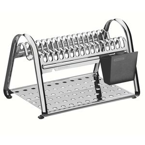 Escurridor Tramontina 44X28X28Cm Plateado Acero 61530010