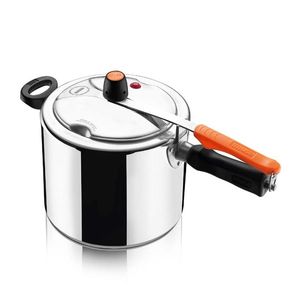 Olla A Presion Imusa Secury Plus Plateado 4 Lt Aluminio 586102