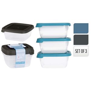 Recipiente Excellhouse 3 Ud Surtido 500 Ml Polipropileno 02400022