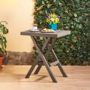 Mesa Exterior Rimax Baru Plegable 60X73X50Cm Moca Plastico 12564