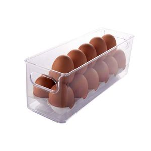 Organizador Plasutil Huevos 30X10Cm Transparente Polietileno 13