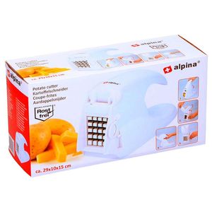 Cortador Alpina Papas 7Cm Blanco Acero Inoxidable 871125212344