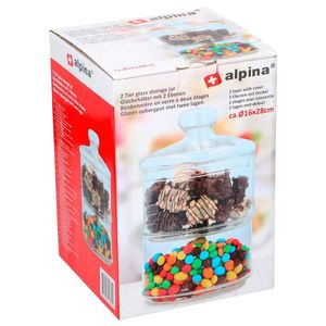 Recipiente Alpina Transparente 600 Ml Vidrio 871125214825