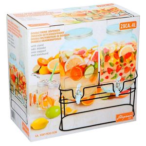 Dispensador Liquidos Alpina Transparente 4 Lt Vidrio 87112521