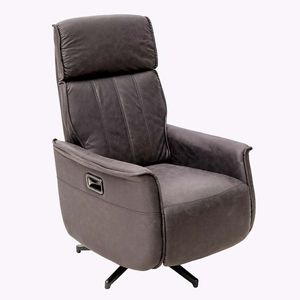 Sillon Reclinable Expressions Cool Line 73X110X83Cm Negro Cuero S