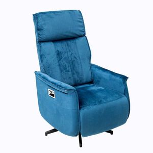 Sillon Reclinable Expressions Cool Line 73X110X83Cm Azul Tela C