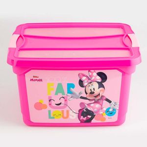 Caja Kendy Minnie Mouse 24X35X41Cm Fucsia 21 Lt Plastico 16407