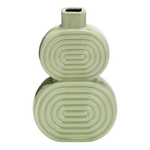 Florero Decorativo Expressions Verde Ceramica 17993-03