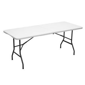 Mesa Exterior Expressions 6P Plegable 180X74X74Cm Blanco Polieti