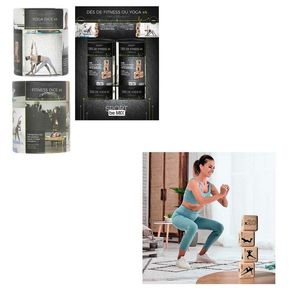 Cubos Be Mix 4 Ud 3X3X3Cm Beige Madera Sp0032