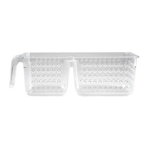 Organizador Plasticforte 15X9X30Cm Translucido Plastico 12946