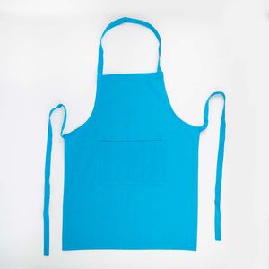 Delantal Expressions 60X80Cm Azul Algodon Se Om _ 116B