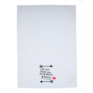 Pano Cocina Expressions 45X65Cm Blanco Algodon Se Om _ 152D