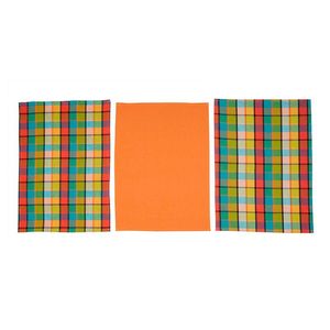 Pano Cocina Expressions Set 45X65Cm Unicolor 3 Ud Algodon Se Om _