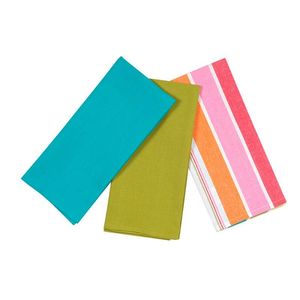 Pano Cocina Expressions Set 45X65Cm Unicolor 3 Ud Algodon Se Om _