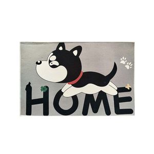 Tapete Dib Entrada Felpa 45X70Cm Negro Poliester Tip045/1000