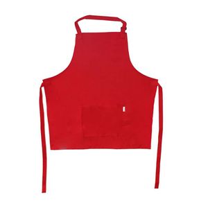 Delantal Expressions 65X74Cm Rojo Algodon 5464