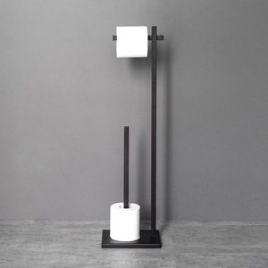 Portarollos Expressions 20X75Cm Negro Metal Mbr0240.B