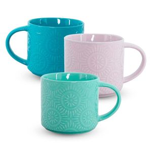 Mug Taza Expressions Surtido 260 Ml 3 Ud Porcelana 130D_013_