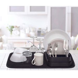 Tapete Escurridor Joie 36X21Cm Gris Polipropileno 32127