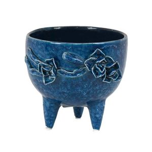 Centros De Mesa Expressions 15X15Cm Azul Ceramica 99617