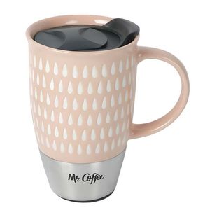 Mug Viajero Mr Coffee Crema 12.5 Oz Acero Inoxidable 138932.0