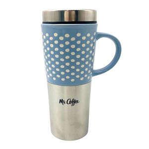 Mug Viajero Mr Coffee Azul 16 Oz Ceramica 138970.01