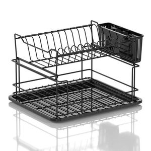 Escurridor Teknotel 37X27X30Cm Negro Metal Kb010