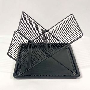 Escurridor Teknotel 36X21X30Cm Negro Cromado Kb004