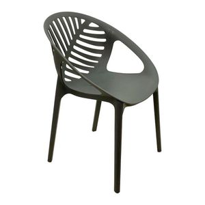 Silla Auxiliar Hoja 55X81X57Cm Gris Oscuro Polipropileno 542-1903