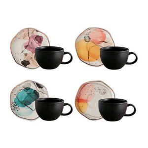 Set Te Corona Euritmia Surtido 235 Ml 8 Pz Ceramica Sl198G030