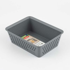 Canastilla Tatay Bohol 6X12X16Cm Gris Plastico 70136.14
