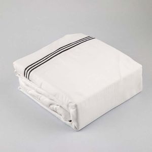 Juego De Sabana Expressions Doble 190X140Cm Blanco 100% Algodon