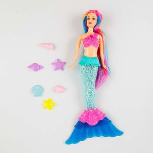 Muneca Fashion Maypa Sirena Accesorio X5Cm Azul 832-46-A98391