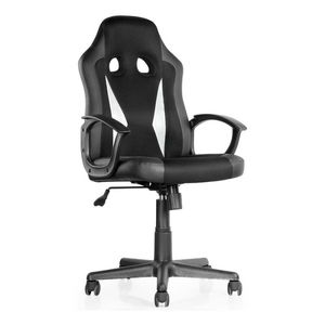 Silla Escritorio Expressions Gamer 60X98X63Cm Negro Cuero Sinteti