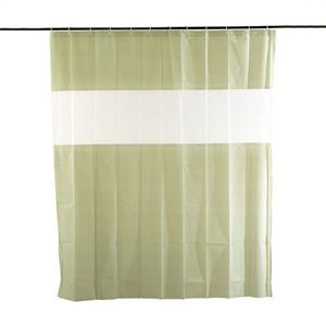 Cortina Bano Expressions 180X200Cm Verde Polietileno Ge11B00002