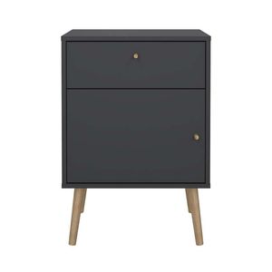 Mesa Noche Tvilum Bodo 50X72X39Cm Gris Aglomerado 49123Igig