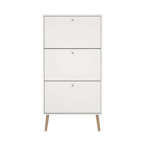 Zapatero Tvilum Bodo 70X139X24Cm Blanco Aglomerado 491204949