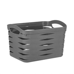 Canasta Expressions Ribbon 36X25X24Cm Gris Plastico Tg51760
